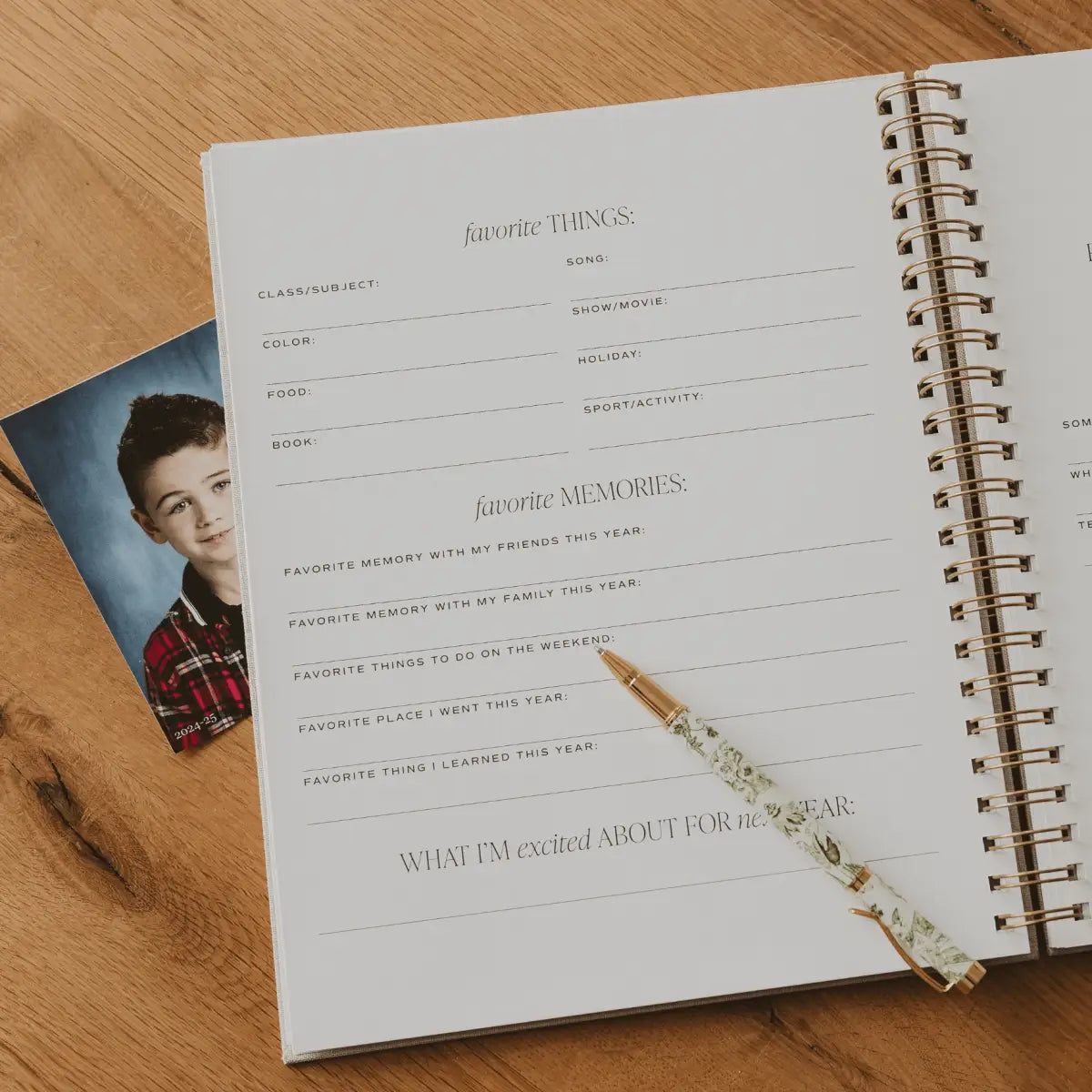 Kids School Keepsake Journal - Sweet Water Decor