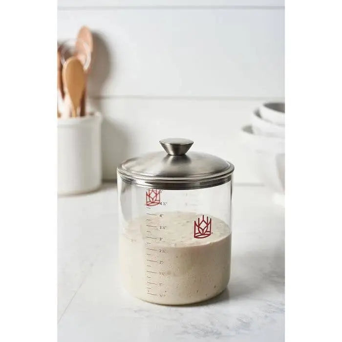 Glass Sourdough Crock - King Arthur Baking - HIC - Harold Import Co.