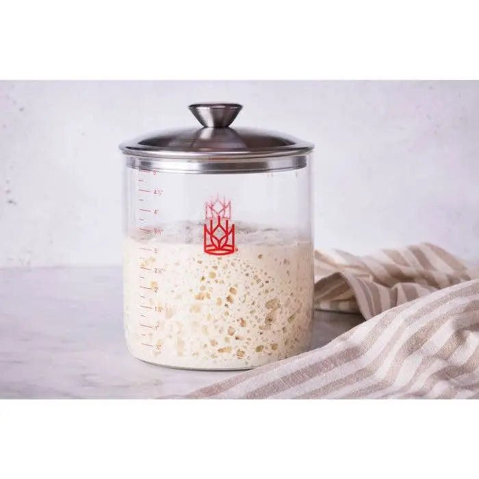 Glass Sourdough Crock - King Arthur Baking - HIC - Harold Import Co.