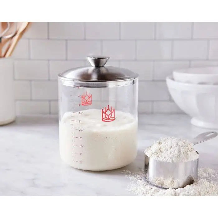 Glass Sourdough Crock - King Arthur Baking - HIC - Harold Import Co.