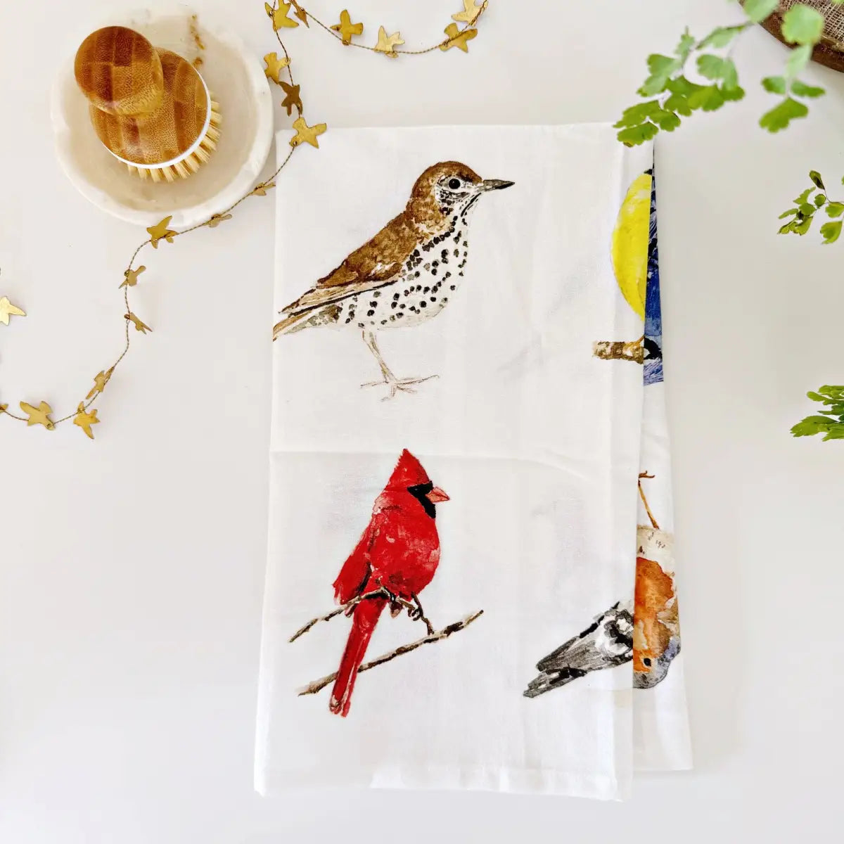 Kitchen Tea Towel - Birds - by Emily Lex - emily lex studio