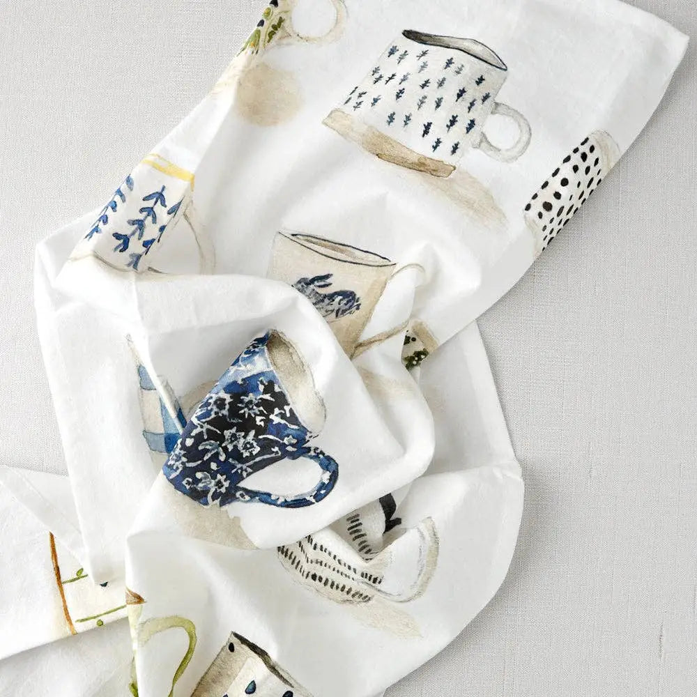 Kitchen Tea Towel - Mugs - emily lex studio