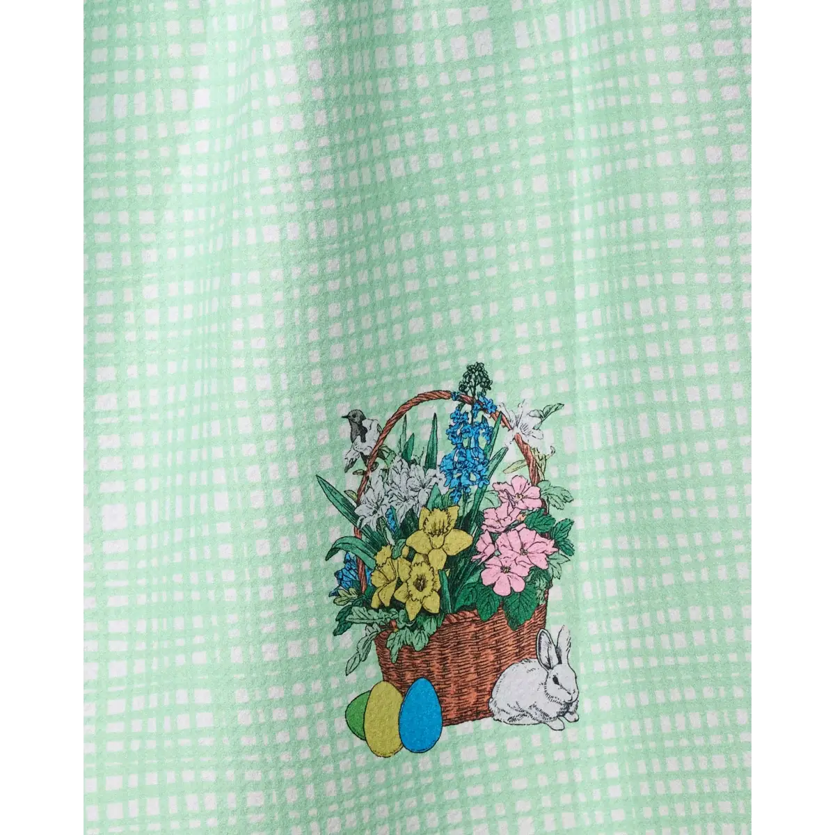 Kitchen Towel - Bunny Basket for Easter - Geometry