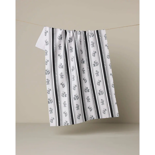 Kitchen Towel - Bunny Dots Stripe - Geometry