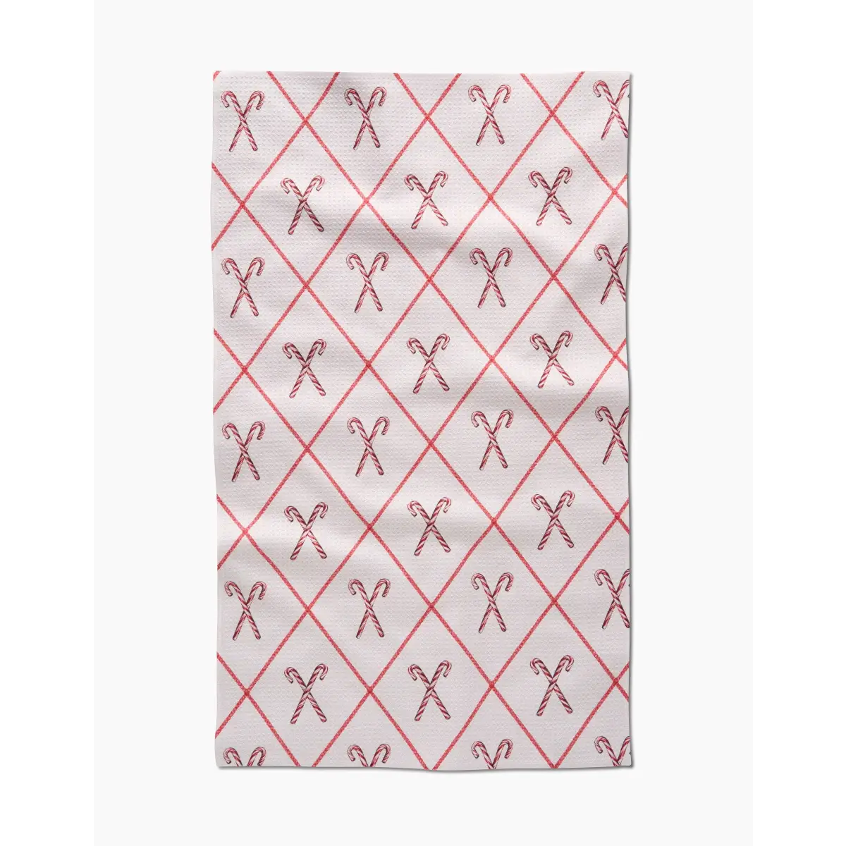 Kitchen Towel - Candy Canes - Christmas - Geometry