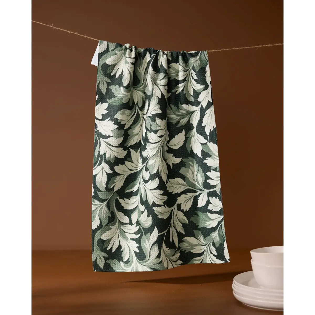 Kitchen Towel - Classic Foliage - Geometry