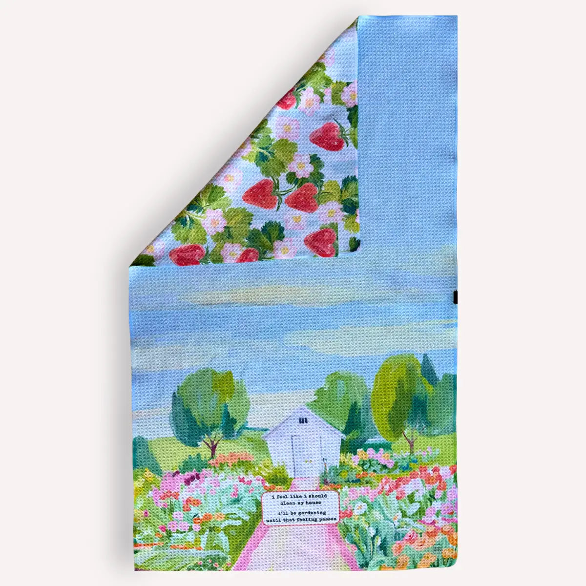 Kitchen Towel - Gardening instead of Cleaning - Funny Gift - Urban Smirk