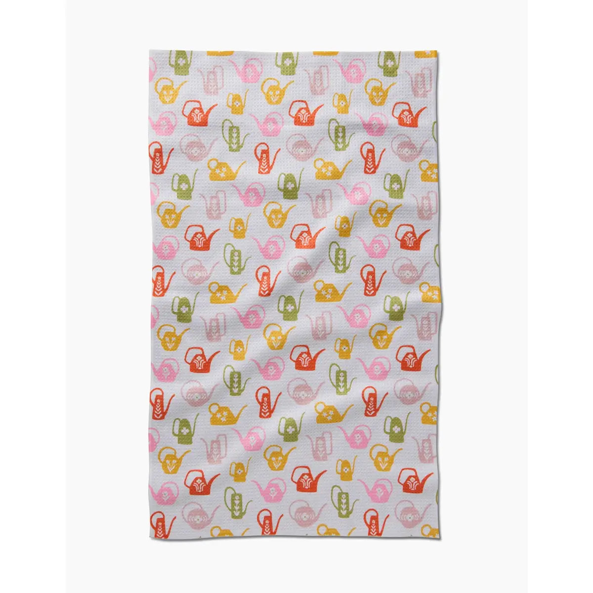 Kitchen Towel - Retro Watering Cans - Geometry