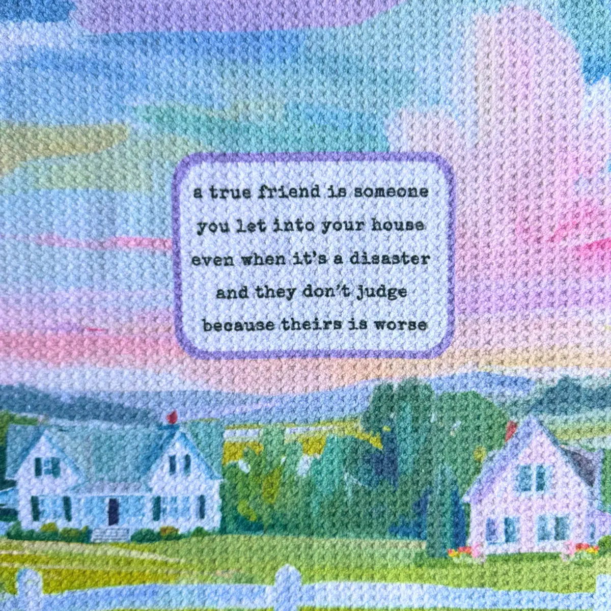 Kitchen Towel - A True Friend - Funny Gift - Urban Smirk