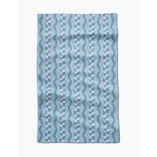 Kitchen Towel - Vintage Floral Stripe - Geometry