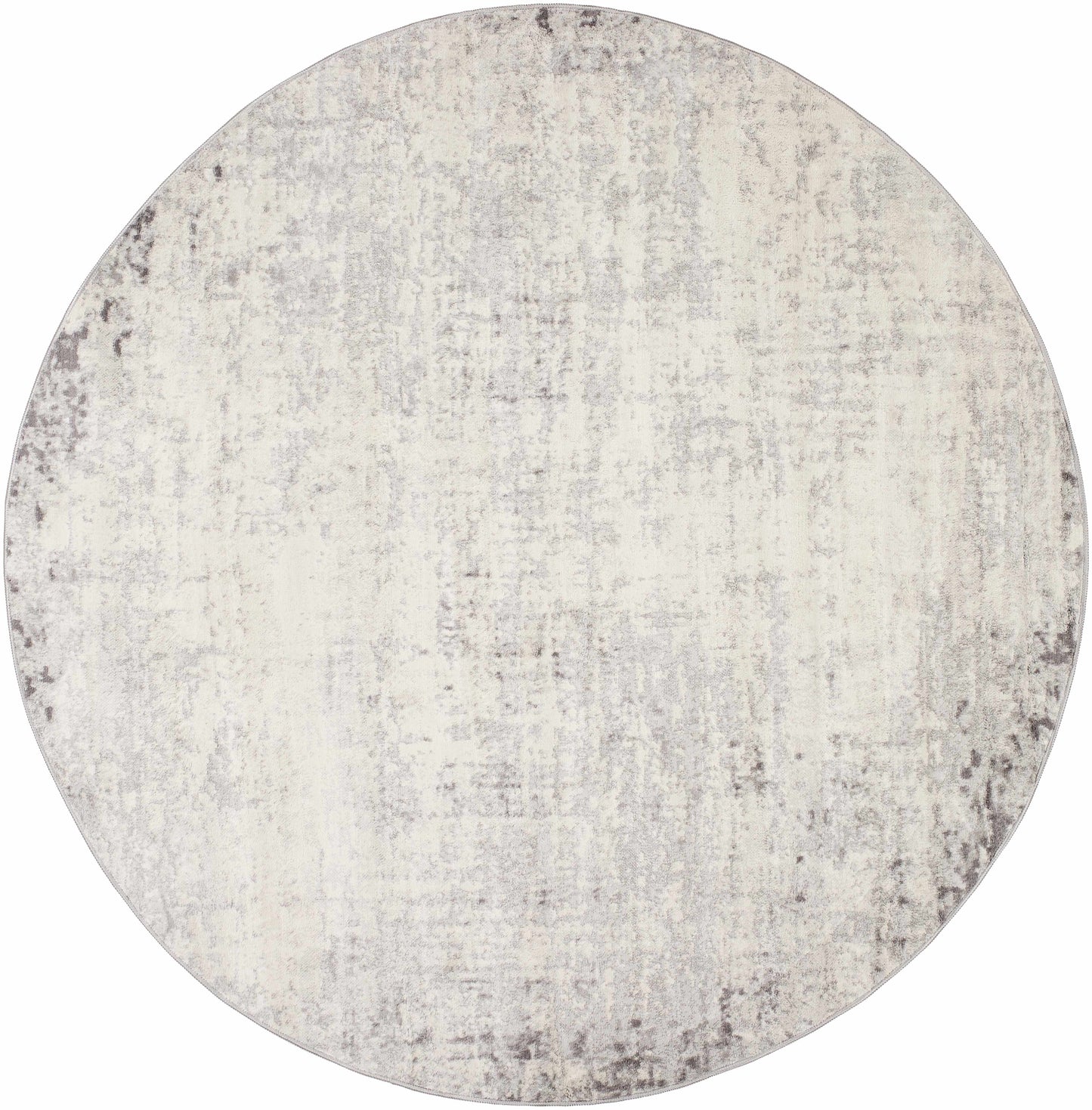 Kalanganan Abstract Smokey Rug - 6’7’’ x 6’7’’ Round - Boutique Rugs
