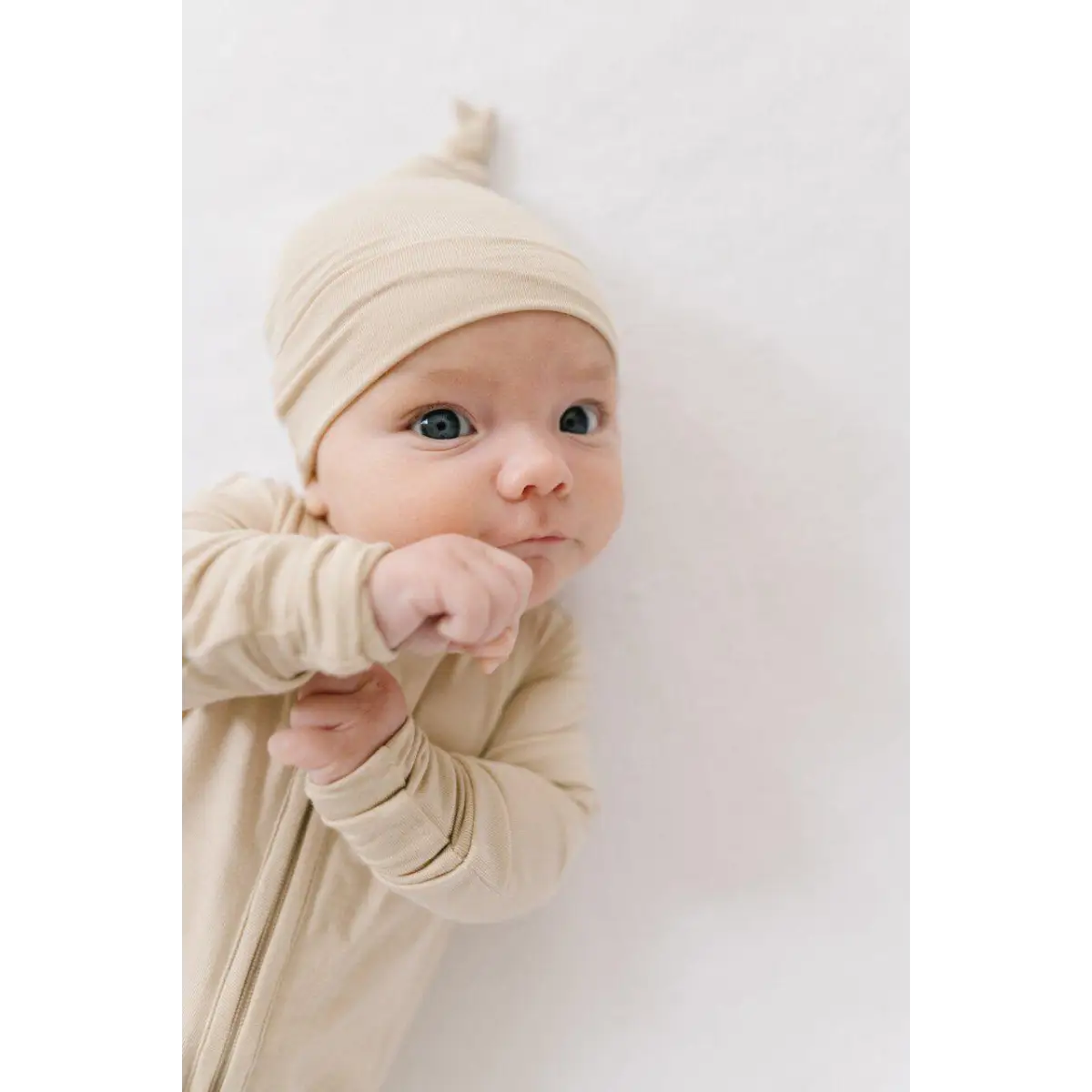 Knot Hat - Tan - Harp Angel Boutique