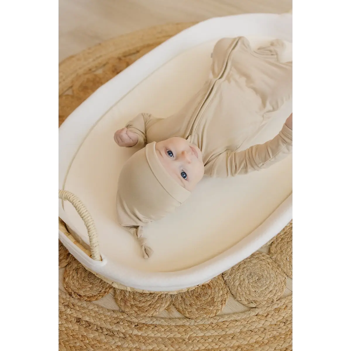 Knot Hat - Tan - Harp Angel Boutique