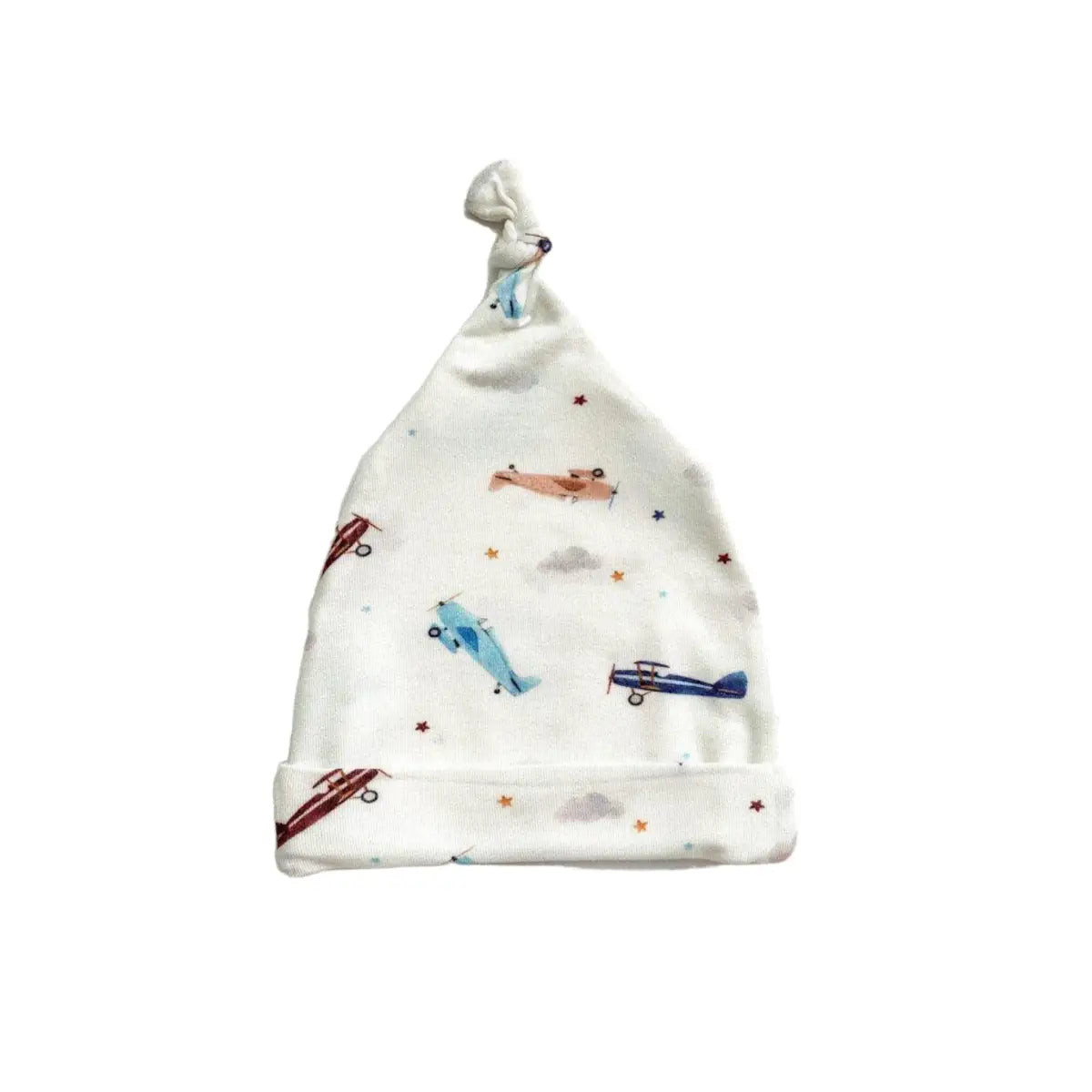 Knot Hat - Vintage Airplane - Harp Angel Boutique
