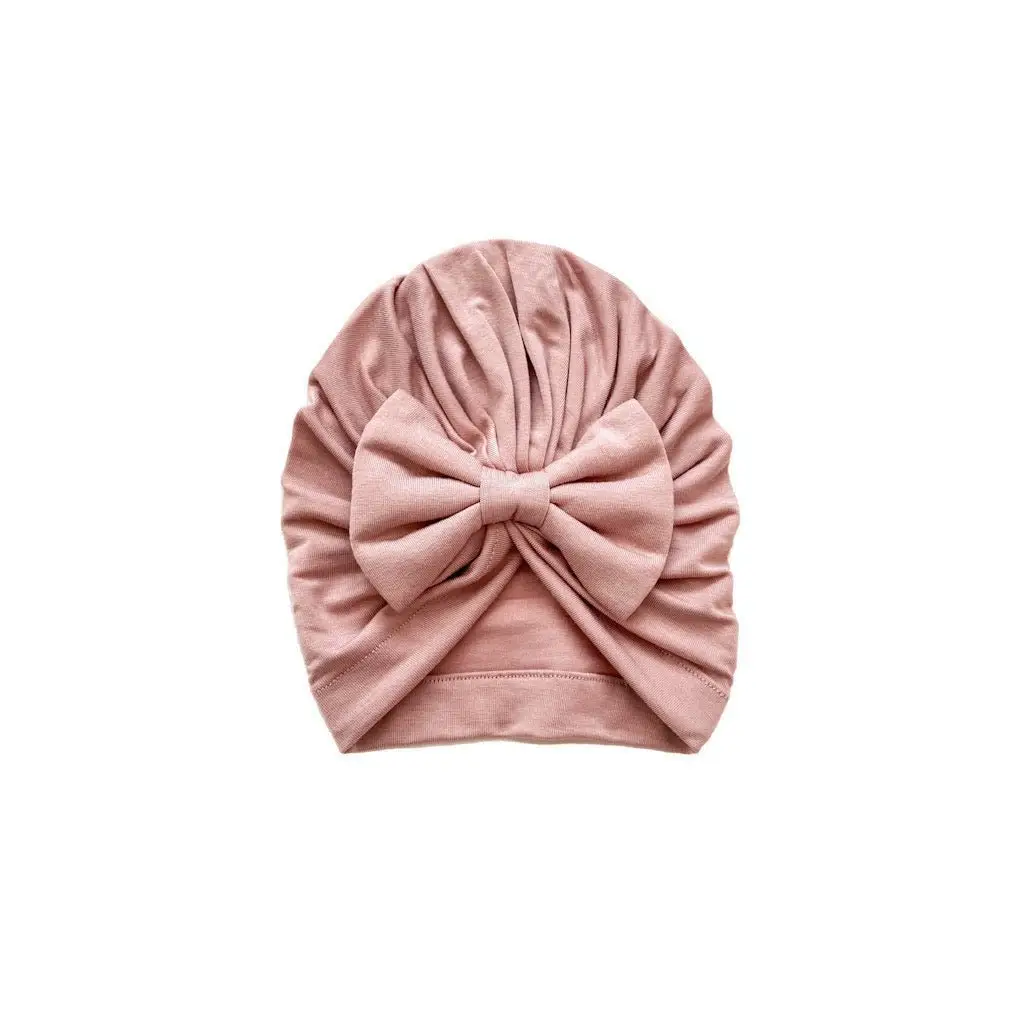 Knotted Baby Gown - Dusty Pink - Harp Angel Boutique