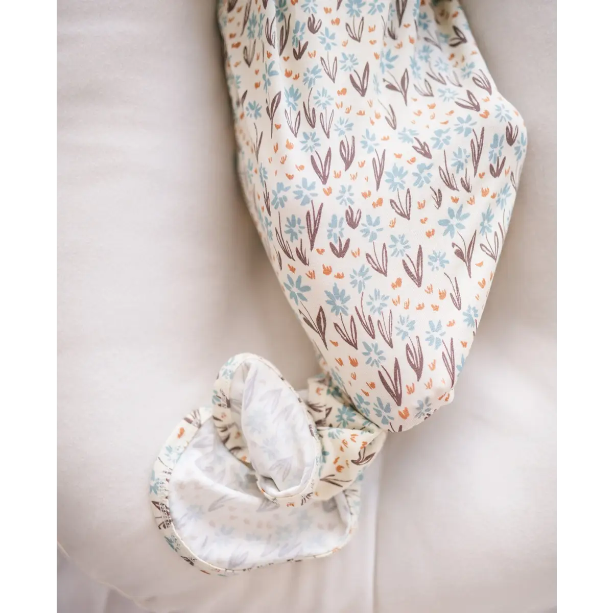 Knotted Baby Gown - La La Floral - Harp Angel Boutique