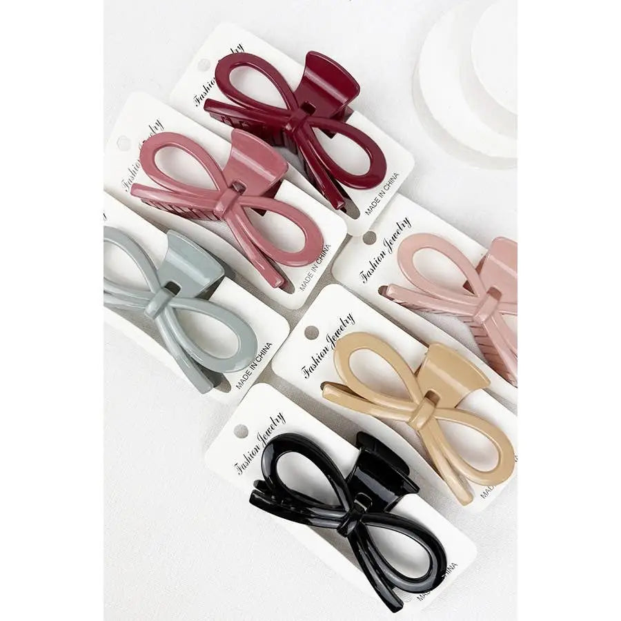 Knotted Bow Hair Claw Clip - Love and Repeat