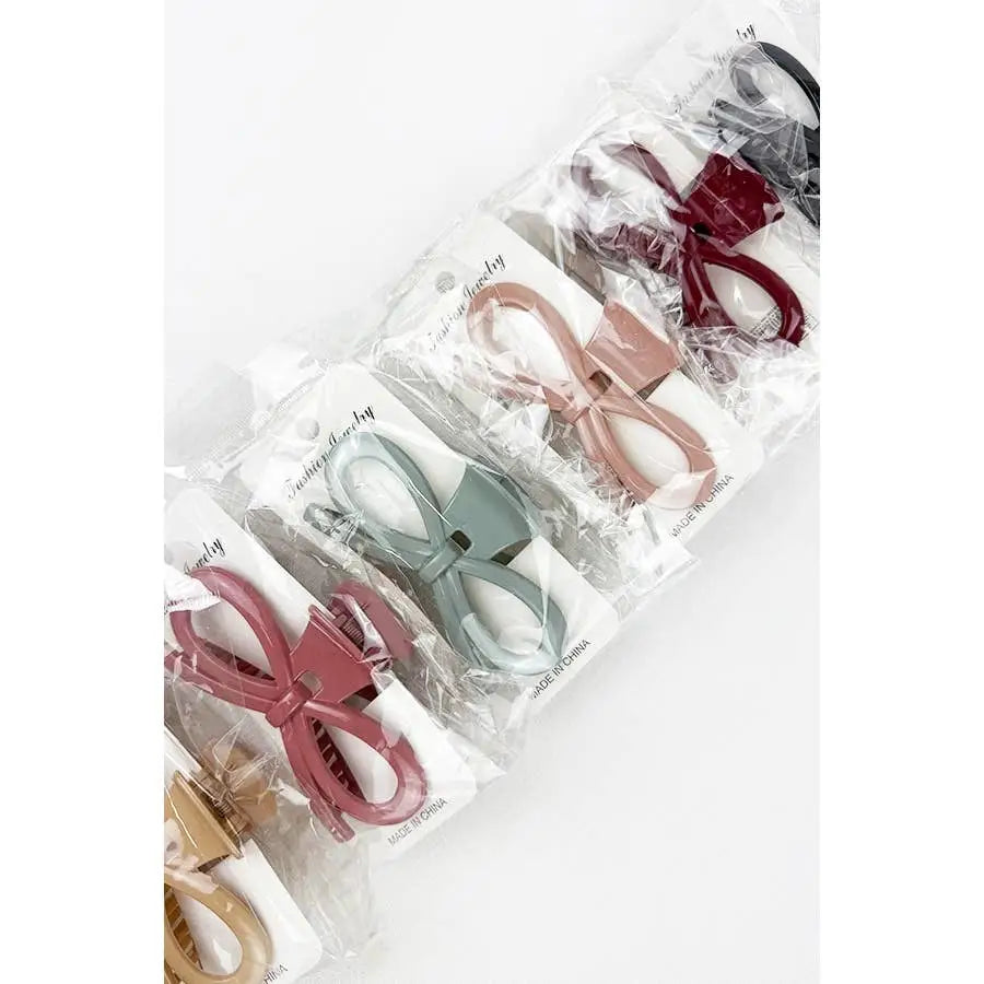 Knotted Bow Hair Claw Clip - Love and Repeat