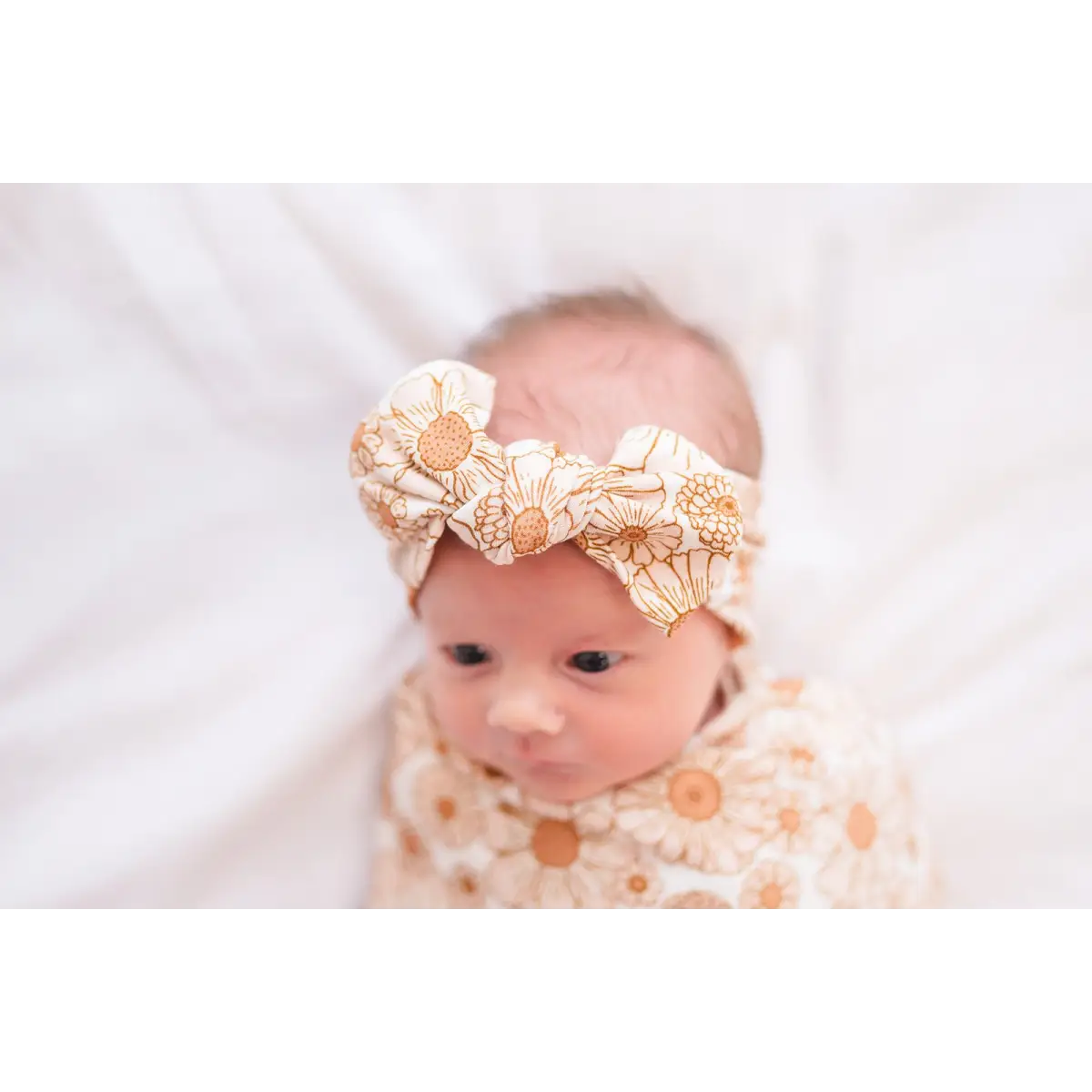 Knotted Headband - Flower Garden - Harp Angel Boutique