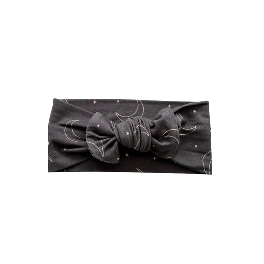 Knotted Headband - Midnight Moon - Harp Angel Boutique