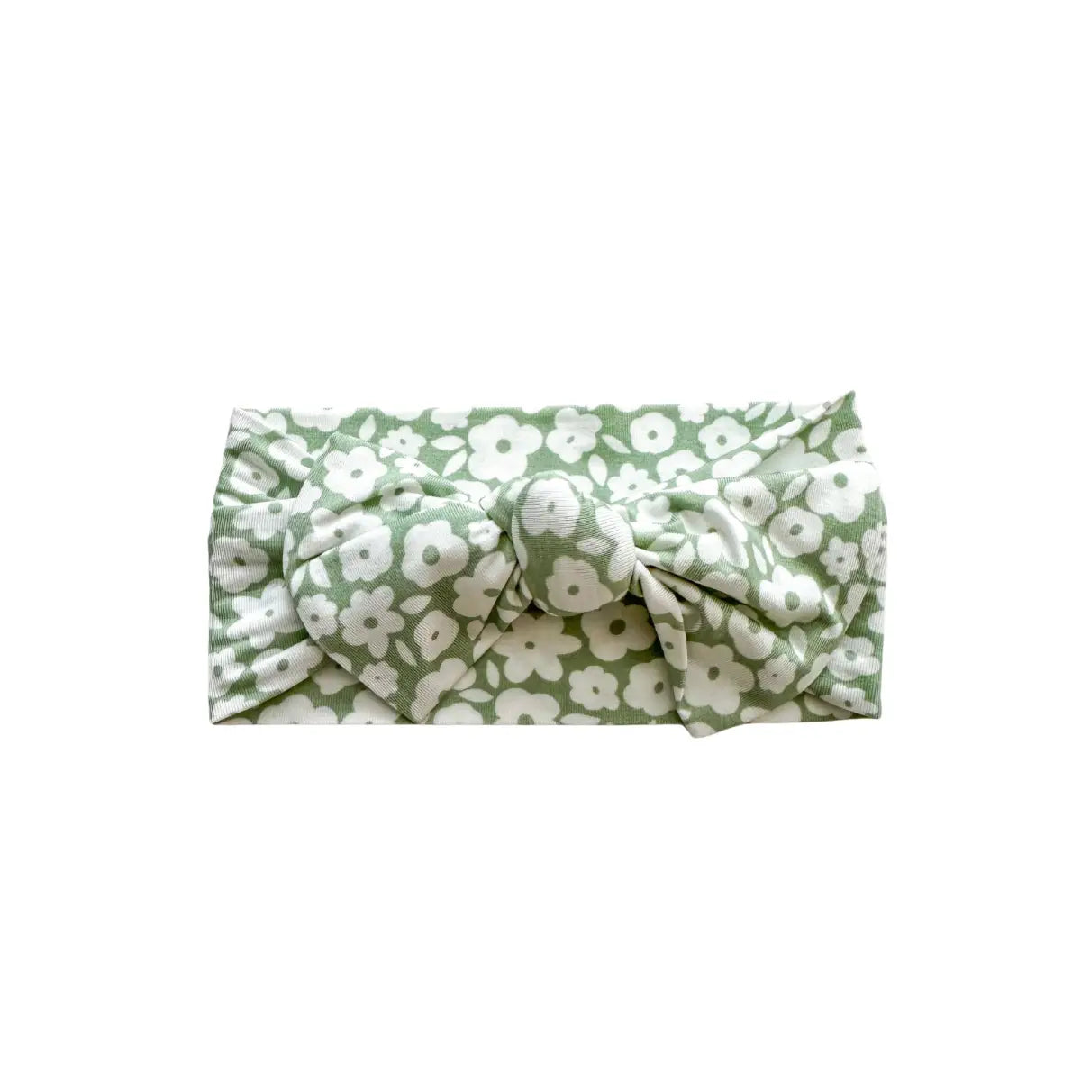 Knotted Headband - Sage Ditsy Floral - Harp Angel Boutique