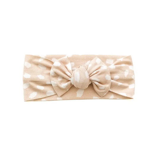Knotted Headband - Sand Spotted - Harp Angel Boutique