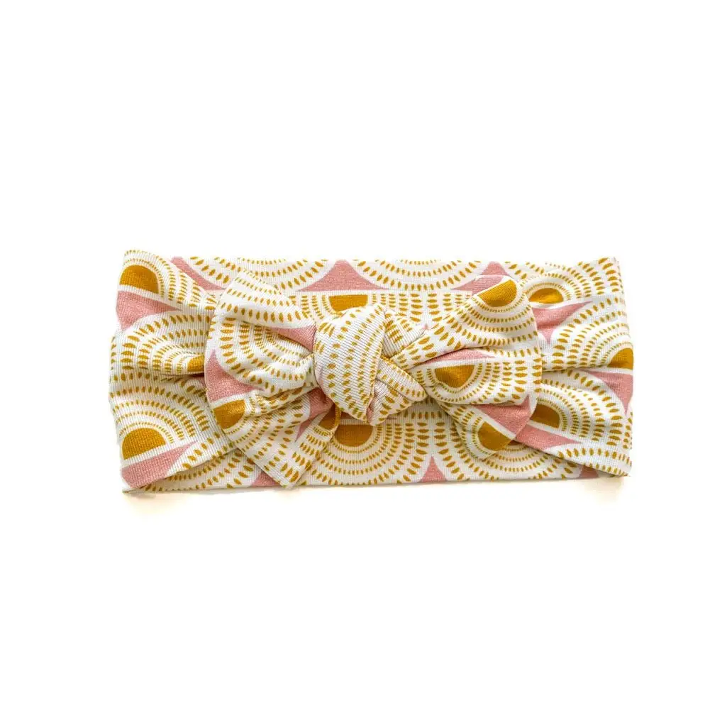 Knotted Headband - Vintage Sunshine - Harp Angel Boutique