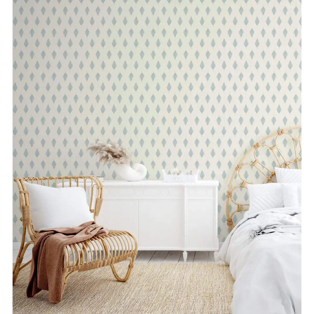 Koa Wallpaper - Palm Branch - by CoastL Studio - Loomwell Home Goods