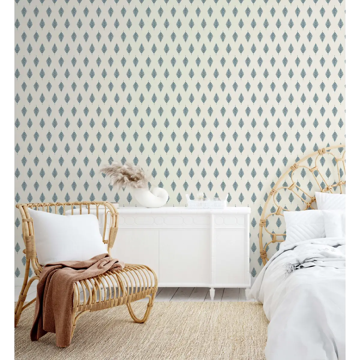 Koa Wallpaper - Palm Branch - by CoastL Studio - Loomwell Home Goods