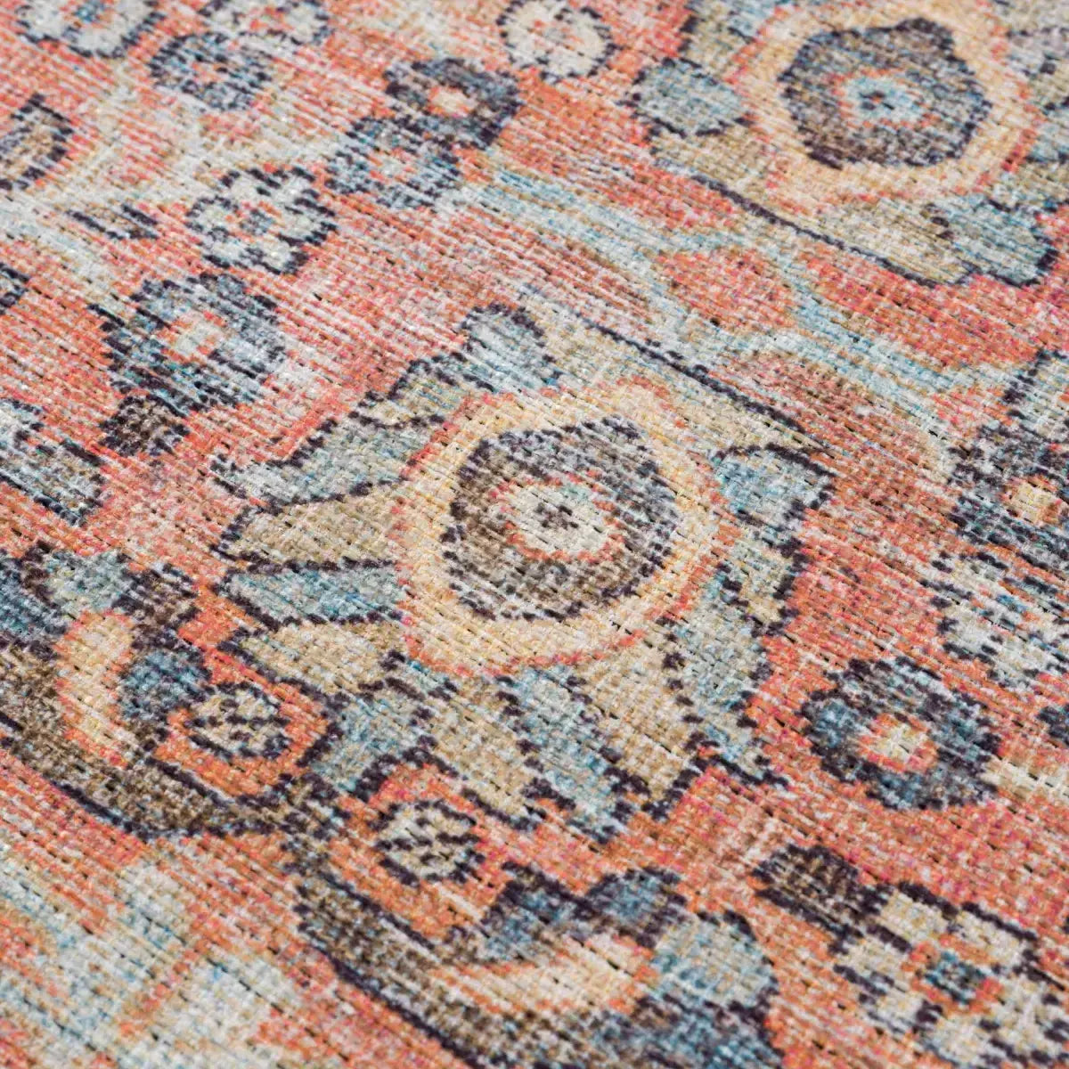 Konstantina Washable Traditional Rug - 5’3’’ x 7’3’’ Rectangle - Boutique Rugs