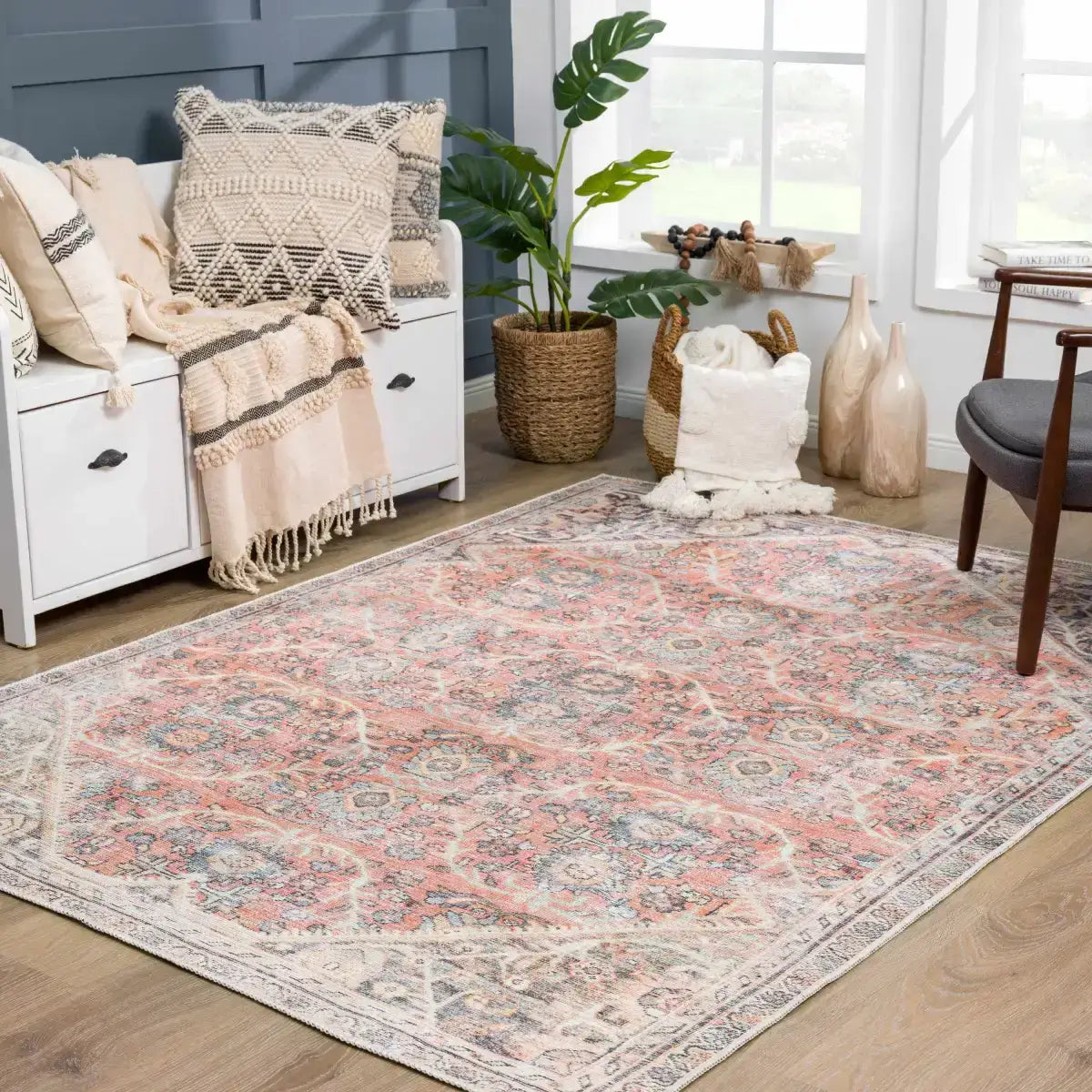 Konstantina Washable Traditional Rug - Boutique Rugs