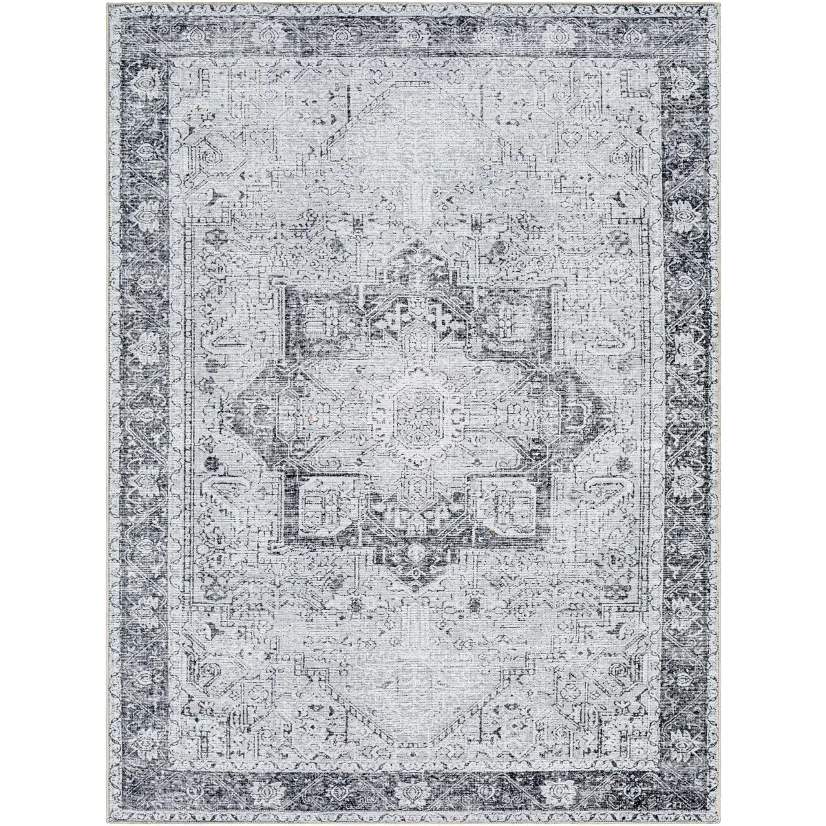 Kyan Washable Area Rug - 6’7’’ x 9’ Rectangle - Boutique Rugs