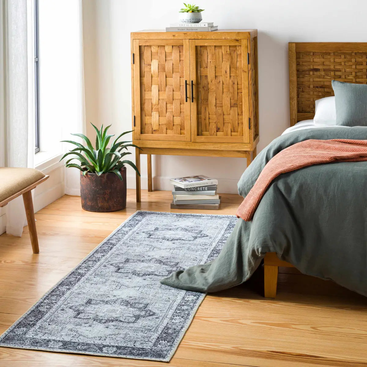 Kyan Washable Area Rug - Boutique Rugs
