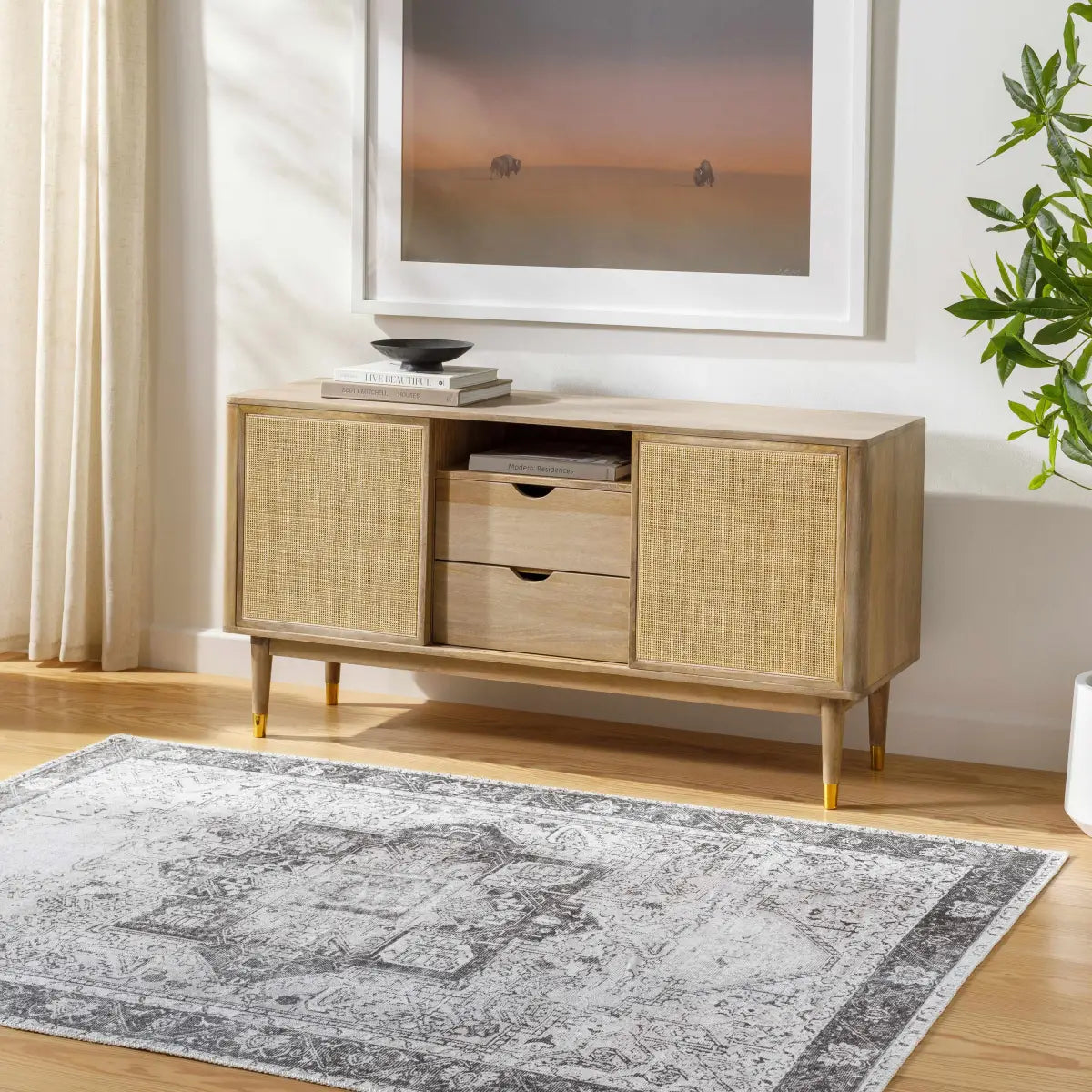 Kyan Washable Area Rug - Boutique Rugs
