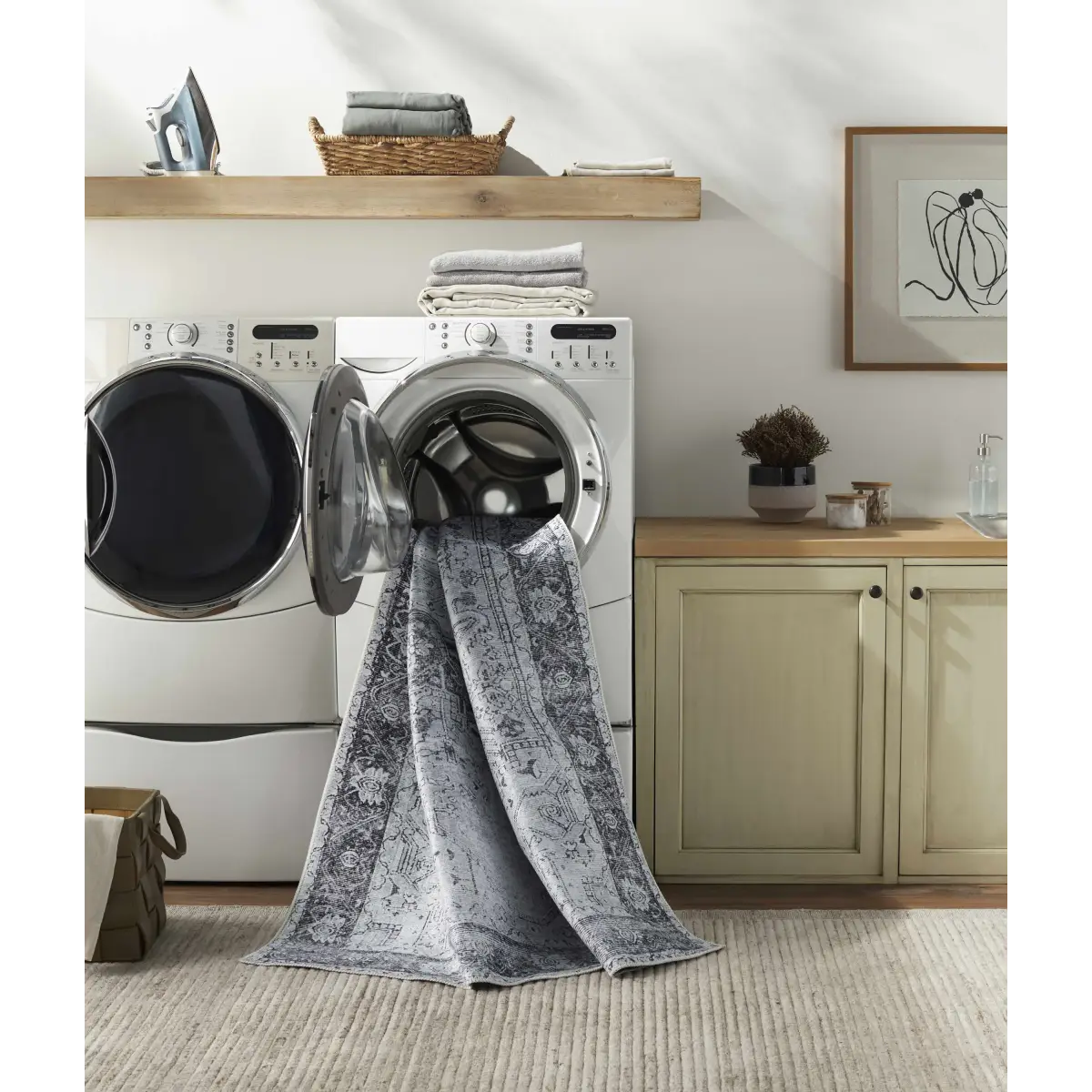 Kyan Washable Area Rug - Boutique Rugs