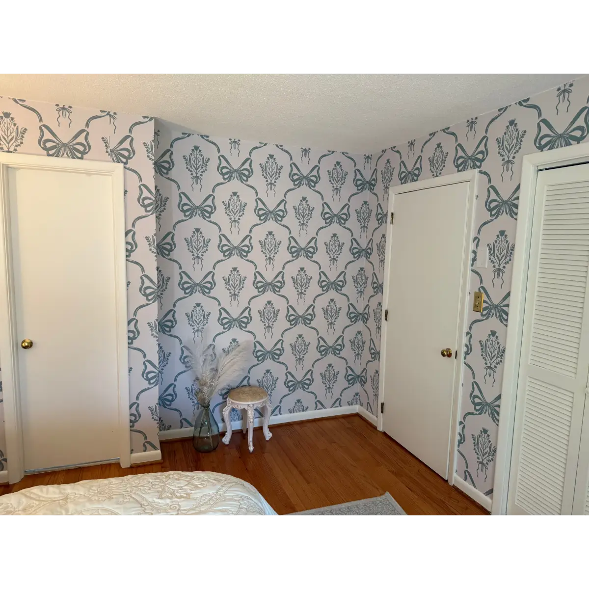 Lacey Wallpaper - Bows and Bouquets - by The Beau Studio - Loomwell Home Goods