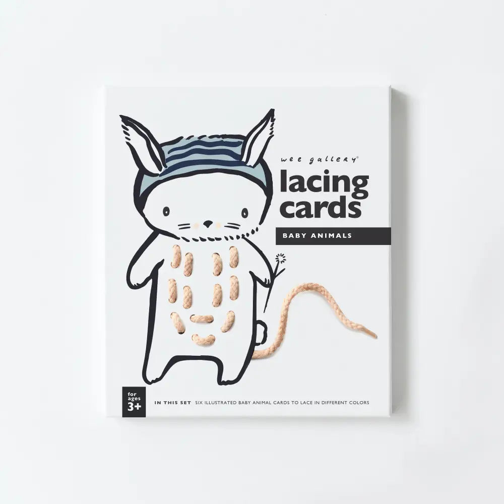 Lacing Cards - Baby Animals - Wee Gallery