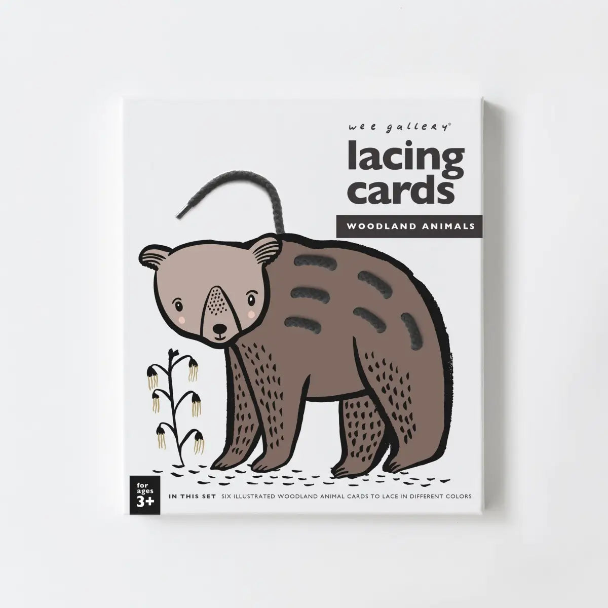 Lacing Cards - Woodland Animals - Wee Gallery