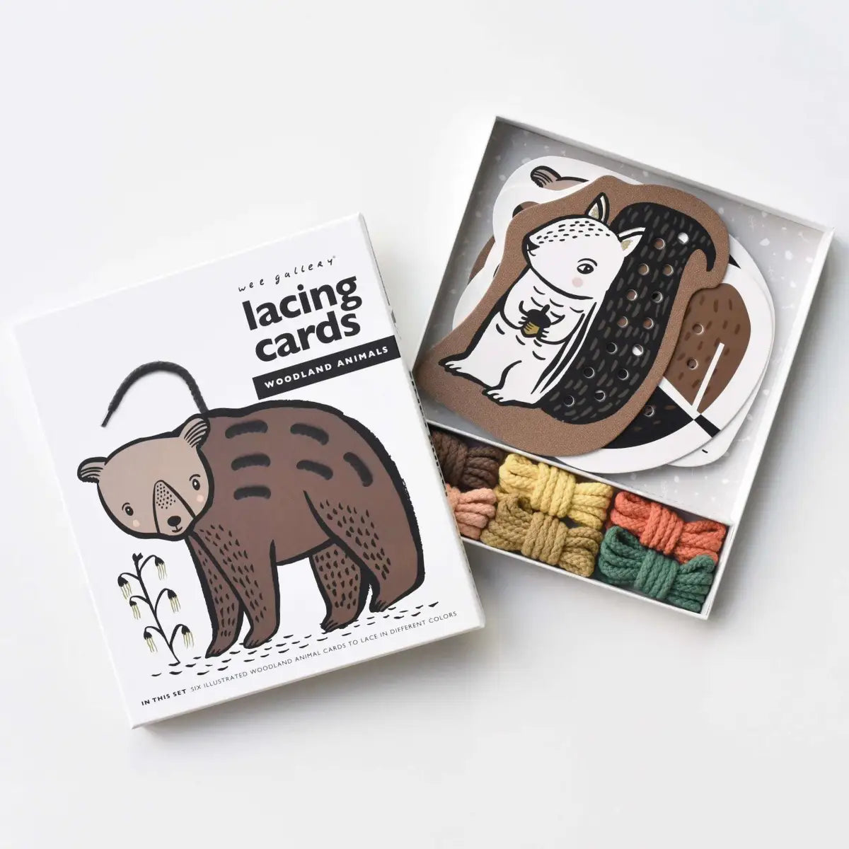 Lacing Cards - Woodland Animals - Wee Gallery
