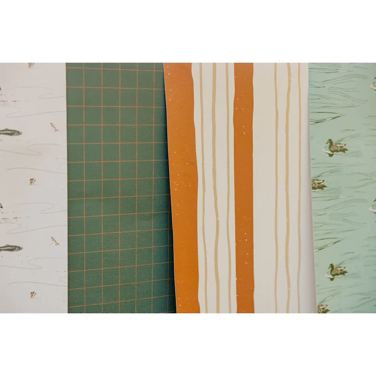 Laken Wallpaper - Hand Drawn Check - by Cassandra Zaniboni - Loomwell Home Goods
