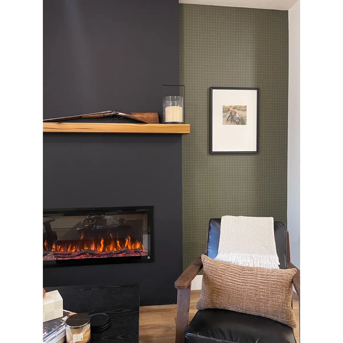 Laken Wallpaper - Hand Drawn Check - by Cassandra Zaniboni - Loomwell Home Goods
