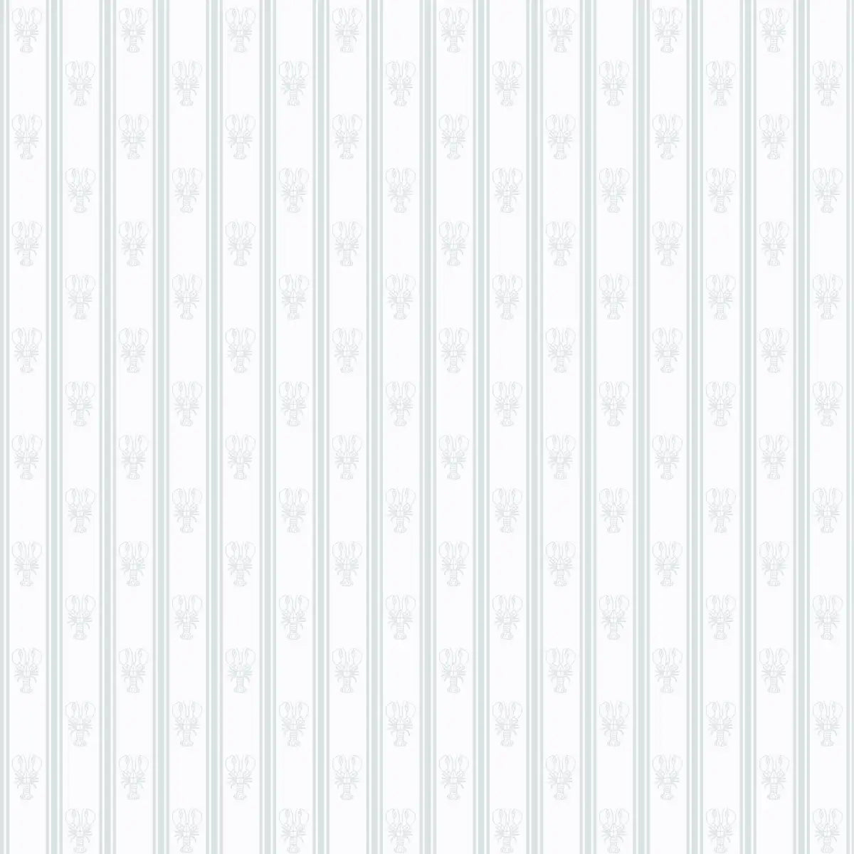 Landon Wallpaper - Lobster Cottage Stripe - by Studio Stephie - Sample 1 foot by 1 foot / Gray - Loomwell Home Goods