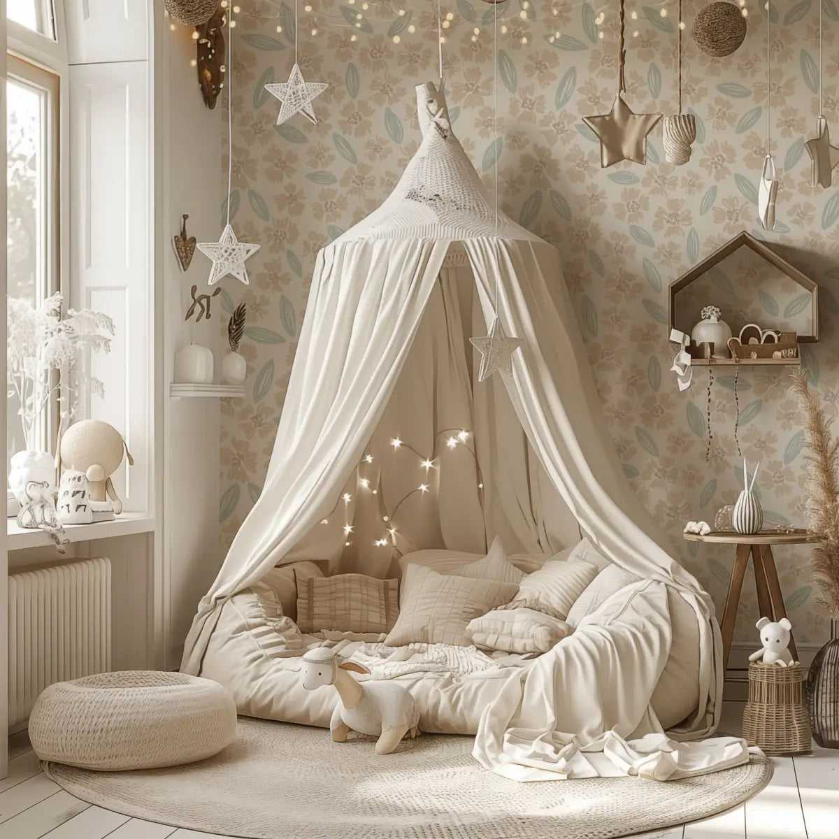 Lane Wallpaper - Scattered Blooms - by Hufton Studio - Loomwell Home Goods