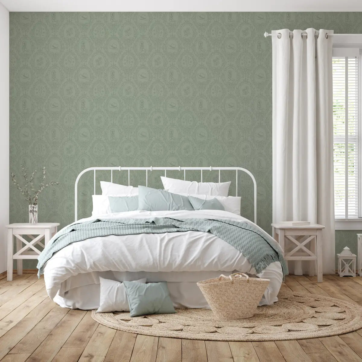 Laramie Wallpaper - Cowgirl Portraits - by Danielle Chandler Design - Loomwell Home Goods