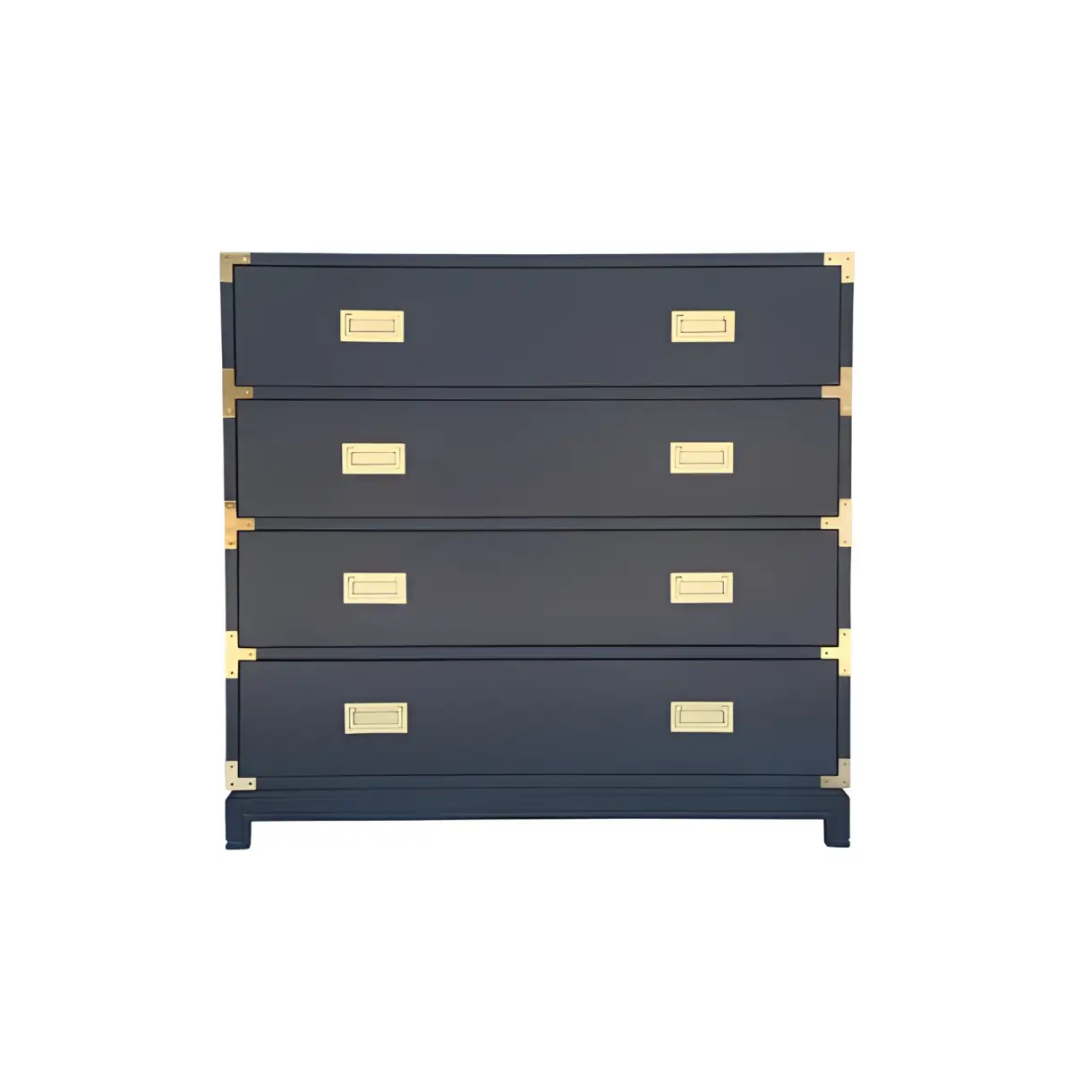 Large Carlyle Campaign Dresser - Navy - Ave Home