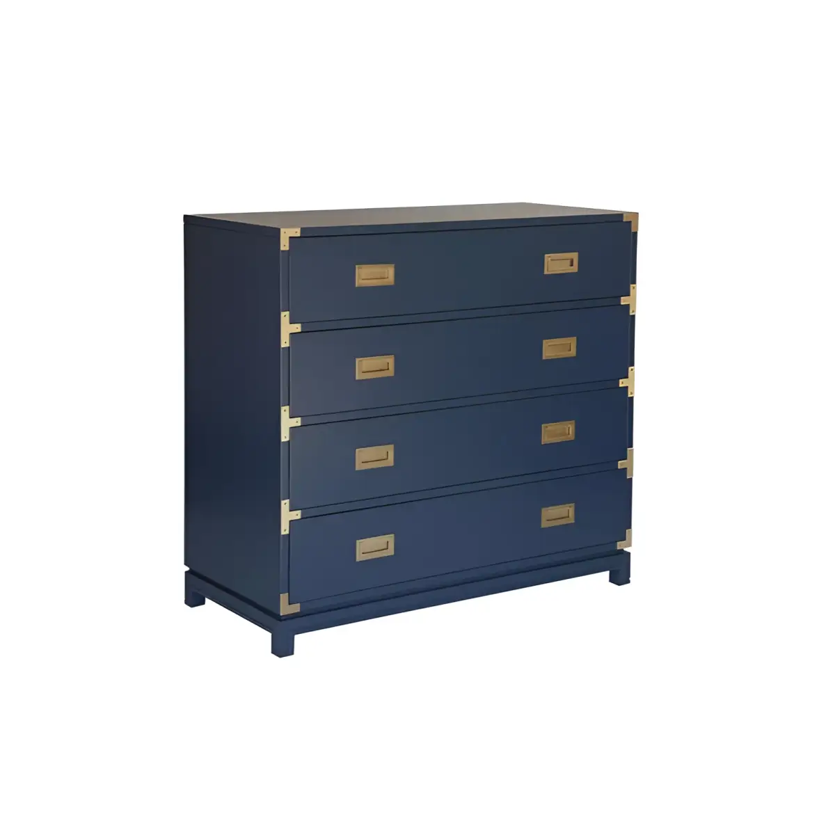Large Carlyle Campaign Dresser - Navy - Ave Home