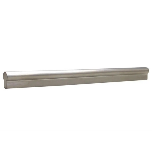 Large Modern Round Bar Cabinet Drawer Pull Nickel - Ave Home