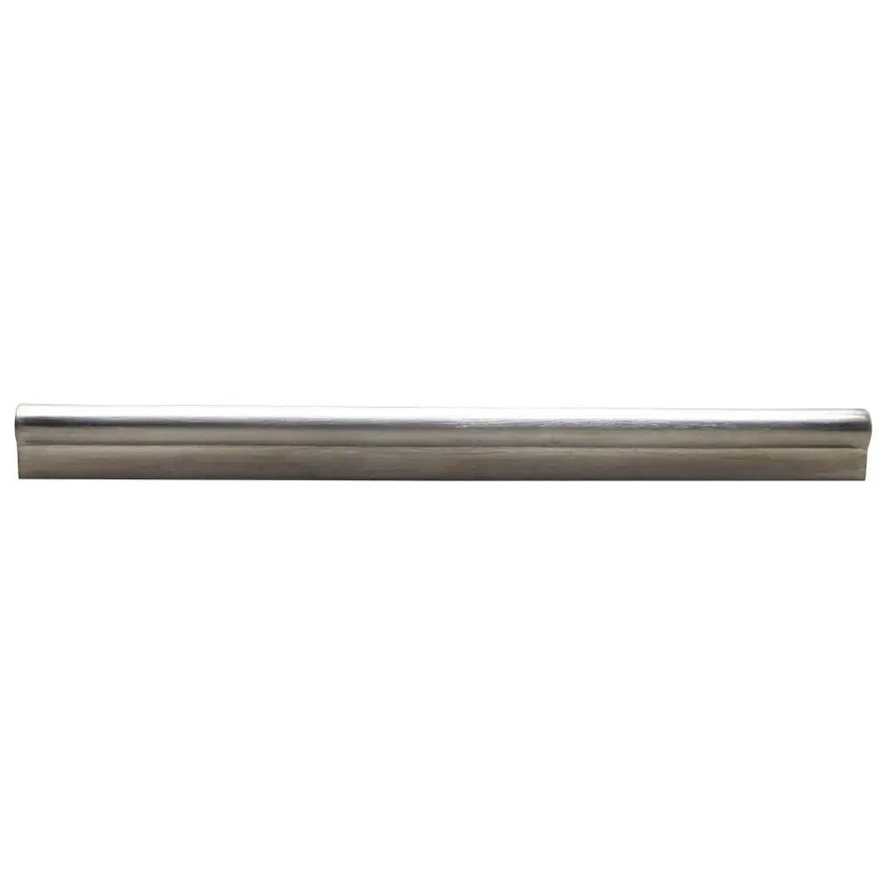 Large Modern Round Bar Cabinet Drawer Pull Nickel - Ave Home