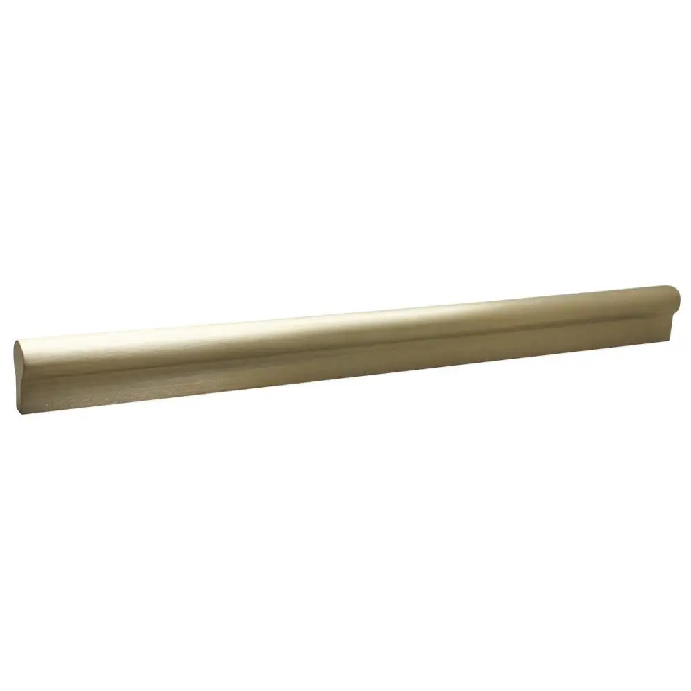 Large Modern Round Bar Pull Brass - Ave Home