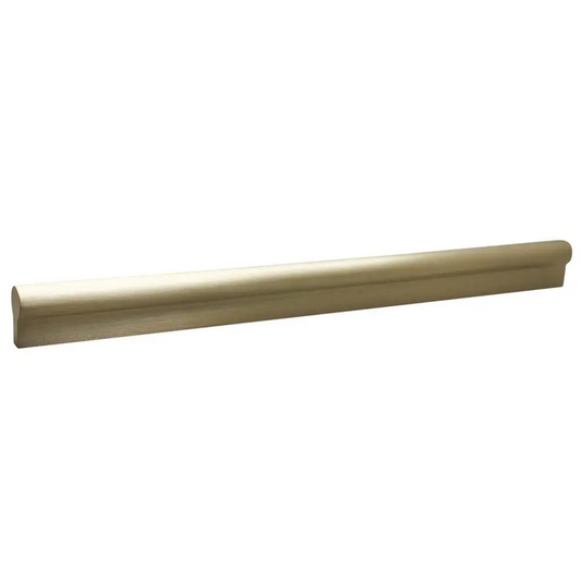 Large Modern Round Bar Pull Brass - Ave Home